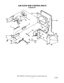 03 - Section parts for Whirlpool Dehumidifier BFD401 from AppliancePartsPros.com