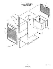 03 - Section parts for Whirlpool Dehumidifier AD0302XS2 from AppliancePartsPros.com