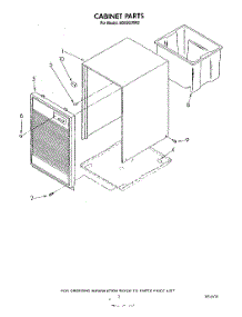 03 - Section parts for Whirlpool Dehumidifier AD0202XM2 from AppliancePartsPros.com