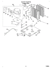 03 - Unit parts for Whirlpool Dehumidifier D50A1 from AppliancePartsPros.com