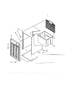 Cabinet parts for Whirlpool Dehumidifier 42853204 from AppliancePartsPros.com