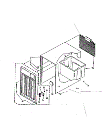 Cabinet parts for Whirlpool Dehumidifier 42855301 from AppliancePartsPros.com