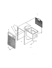 Cabinet parts for Whirlpool Dehumidifier 42850157 from AppliancePartsPros.com