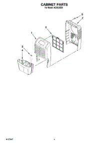 03 - Cabinet Parts parts for Whirlpool Dehumidifier AD35USS0 from AppliancePartsPros.com