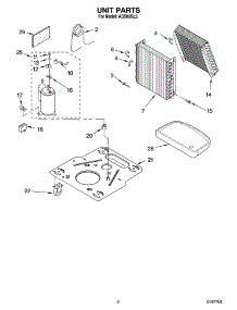 02 - Unit Parts parts for Whirlpool Dehumidifier AD50USL5 from AppliancePartsPros.com