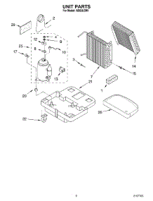 02 - Unit Parts parts for Whirlpool Dehumidifier AD65USM1 from AppliancePartsPros.com