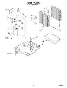 02 - Unit Parts parts for Whirlpool Dehumidifier AD40USL3 from AppliancePartsPros.com