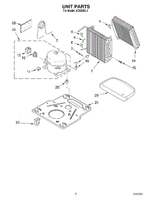 02 - Section parts for Whirlpool Dehumidifier AD50USL1 from AppliancePartsPros.com