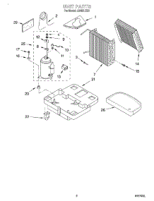 02 - Section parts for Whirlpool Dehumidifier AD65LEK0 from AppliancePartsPros.com