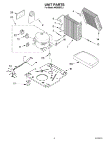 02 - Unit Parts parts for Whirlpool Dehumidifier 4AD50DSL1 from AppliancePartsPros.com