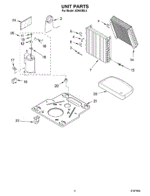 02 - Unit Parts parts for Whirlpool Dehumidifier AD50USL3 from AppliancePartsPros.com