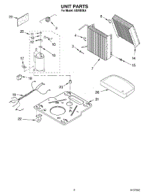 02 - Unit Parts parts for Whirlpool Dehumidifier AD25BBL6 from AppliancePartsPros.com