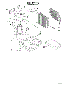 02 - Section parts for Whirlpool Dehumidifier AD65USL1 from AppliancePartsPros.com