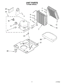 02 - Section parts for Whirlpool Dehumidifier AD40USL1 from AppliancePartsPros.com