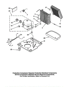 Unit parts for Whirlpool Dehumidifier AD25J1 from AppliancePartsPros.com