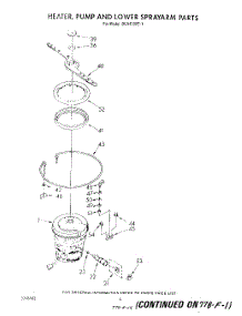 04 - Heater, Pump And Lower Spray Arm parts for Whirlpool Dishwasher DU9400XT1 from AppliancePartsPros.com