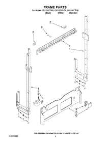 04 - Frame Parts parts for Whirlpool Dishwasher GU3100XTVB0 from AppliancePartsPros.com