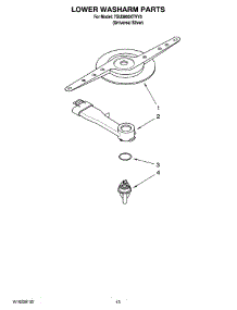 11 - Lower Washarm Parts, Optional Parts (Not Included) parts for Whirlpool Dishwasher 7GU3800XTVY0 from AppliancePartsPros.com