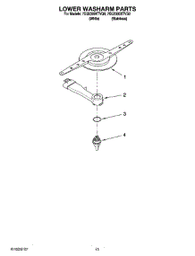 11 - Lower Washarm Parts, Optional Parts (Not Included) parts for Whirlpool Dishwasher 7GU2300XTVS0 from AppliancePartsPros.com