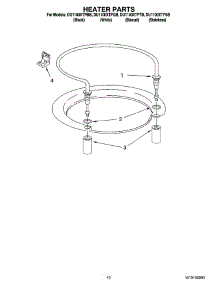 08 - Heater Parts parts for Whirlpool Dishwasher DU1100XTPBB from AppliancePartsPros.com