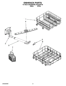 06 - Dishrack Parts, Optional Parts (Not Included) parts for Whirlpool Dishwasher DU018DWTQ0 from AppliancePartsPros.com
