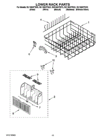 11 - Lower Rack Parts, Optional Parts (Not Included) parts for Whirlpool Dishwasher DU1055XTSQ3 from AppliancePartsPros.com