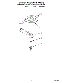 04 - Lower Washarm Parts parts for Whirlpool Dishwasher GU2200XTSQ3 from AppliancePartsPros.com