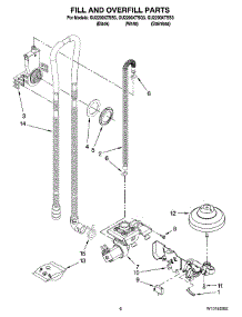 06 - Fill And Overfill Parts parts for Whirlpool Dishwasher GU2200XTSB3 from AppliancePartsPros.com