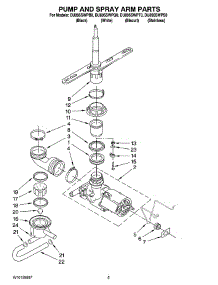 04 - Pump And Spray Arm Parts parts for Whirlpool Dishwasher DU895SWPB0 from AppliancePartsPros.com