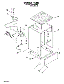 04 - Cabinet Parts parts for Whirlpool Dishwasher 7DP840SWSX0 from AppliancePartsPros.com