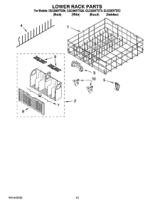 11 - Lower Rack Parts, Optional Parts (Not Included) parts for Whirlpool Dishwasher GU2300XTSQ0 from AppliancePartsPros.com