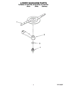 04 - Lower Washarm Parts parts for Whirlpool Dishwasher DU1101XTPSA from AppliancePartsPros.com