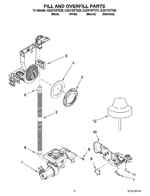 06 - Fill And Overfill Parts parts for Whirlpool Dishwasher GU2370XTSB0 from AppliancePartsPros.com
