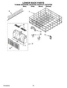 11 - Lower Rack Parts, Optional Parts (Not Included) parts for Whirlpool Dishwasher GU2370XTSB0 from AppliancePartsPros.com