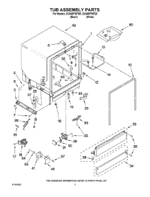 03 - Tub Assembly Parts parts for Whirlpool Dishwasher DU948PWPQ0 from AppliancePartsPros.com