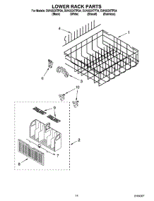 11 - Lower Rack Parts, Optional Parts (Not Included) parts for Whirlpool Dishwasher DU1055XTPT4 from AppliancePartsPros.com