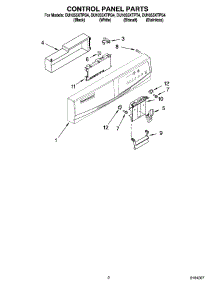02 - Control Panel Parts parts for Whirlpool Dishwasher DU1055XTPQ4 from AppliancePartsPros.com