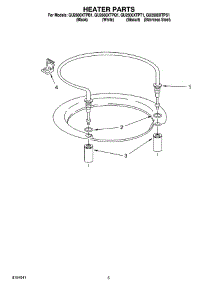 05 - Heater Parts parts for Whirlpool Dishwasher GU2600XTPB1 from AppliancePartsPros.com