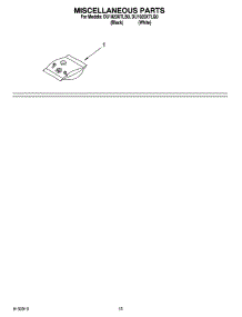 12 - Miscellaneous Parts Optional Parts (Not Included) parts for Whirlpool Dishwasher DU1020XTLQ0 from AppliancePartsPros.com