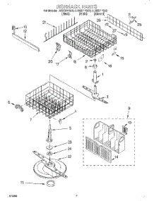 05 - Dishrack parts for Whirlpool Dishwasher DU920PFGQ0 from AppliancePartsPros.com