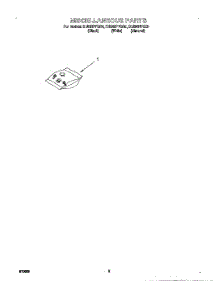 06 - Miscellaneous, Lit / Optional parts for Whirlpool Dishwasher DU920PFGB0 from AppliancePartsPros.com