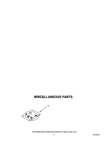 07 - Miscellaneous parts for Whirlpool Dishwasher DU8900XY0 from AppliancePartsPros.com