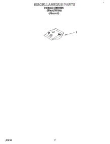 06 - Miscellaneous parts for Whirlpool Dishwasher DU8000XB0 from AppliancePartsPros.com