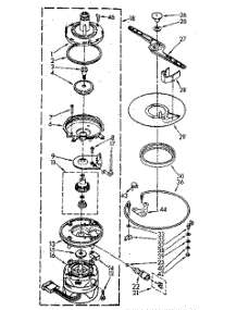 Pump And Motor parts for Whirlpool Dishwasher DU7400X5-0 from AppliancePartsPros.com