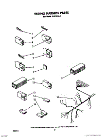06 - Wiring Harness parts for Whirlpool Dishwasher SHU30041 from AppliancePartsPros.com