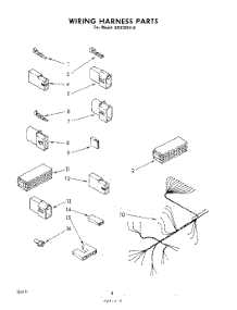 06 - Wiring Harness parts for Whirlpool Dishwasher SHU30140 from AppliancePartsPros.com