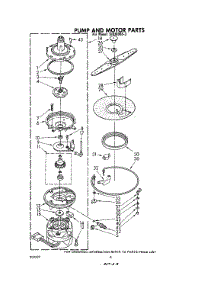 05 - Pump And Motor parts for Whirlpool Dishwasher SHU99053 from AppliancePartsPros.com