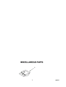 07 - Miscellaneous parts for Whirlpool Dishwasher DU8500XX2 from AppliancePartsPros.com