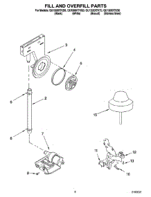 06 - Fill And Overfill Parts parts for Whirlpool Dishwasher GU1500XTKB0 from AppliancePartsPros.com