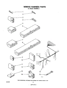 07 - Wiring Harness parts for Whirlpool Dishwasher SHU99053 from AppliancePartsPros.com